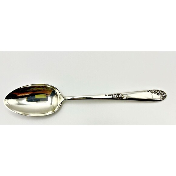 LUNT Sterling Silver Vintage Sweetheart Rose 6" Teaspoon - Picture 1 of 5